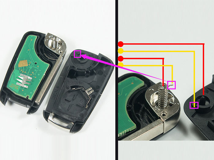 科鲁兹、英朗等雪佛兰别克系更换车钥匙壳