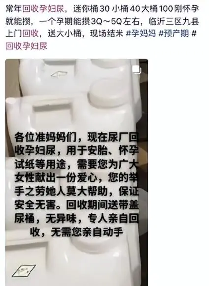 竟有人高价回收孕妇尿液，月入2万+，你会做吗？