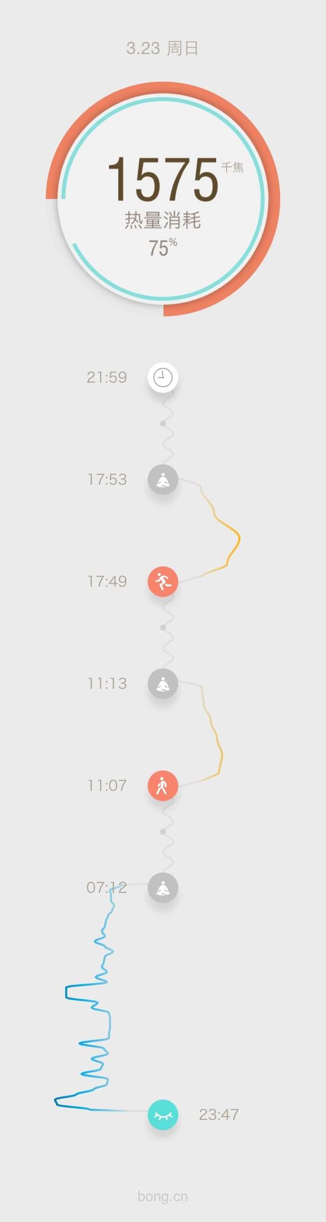 Bong智能手环开箱及评测