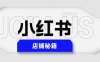 小红书店铺秘籍，最简单教学，最快速爆单，日入1000+