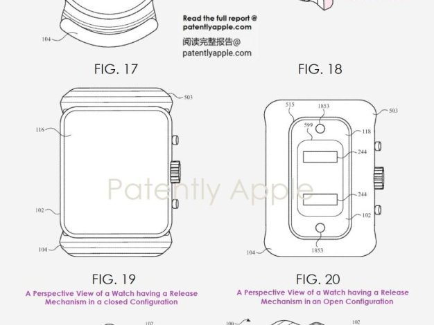未来 Apple Watch 具有内置镜头和独特表带系统