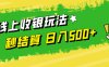 线上收银玩法日入500+
