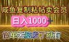 咸鱼复制粘贴卖会员，一天轻松1000+，简单无脑发了就有！新手小白直接冲（送素材渠道）