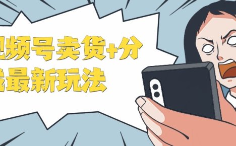 视频号卖货与分成的新玩法,日收入保证800元以上,操作简单无脑。