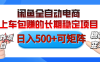 【私藏的王炸项目】闲鱼全自动电商，单日日入500+，上车包赚的长期稳定项目【可矩阵放大】