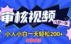 商品审核员，几秒一单，多劳多得，新人小白一天轻松200+