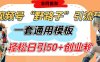 视频号“野路子”玩法，评论区疯狂截流，一套模板单日单号引流50+创业粉