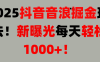 抖音直播撸音浪, 无脑高收益项目，音浪掘金！