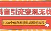 抖音引流变现无忧：1000个信息差玩法超详细教程